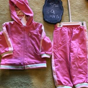 Teddy’s Choices Girls Pink Kids Matching Set